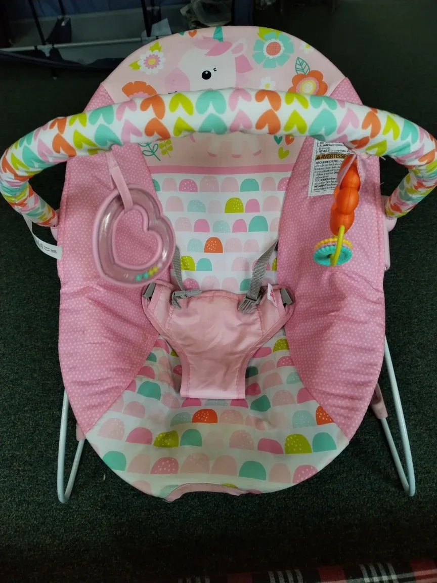 Bright Starts Unicorn Vibes Bouncer image indicator(2)