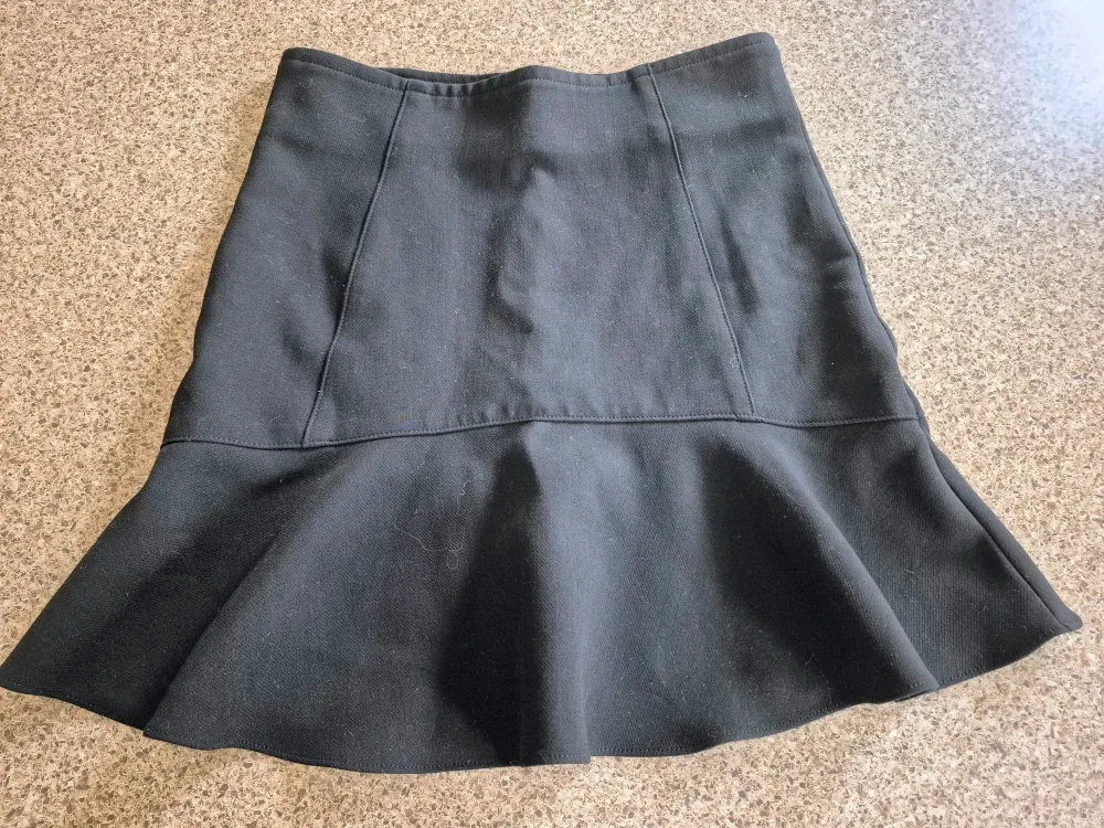 Soop Black Flared Mini Skirt