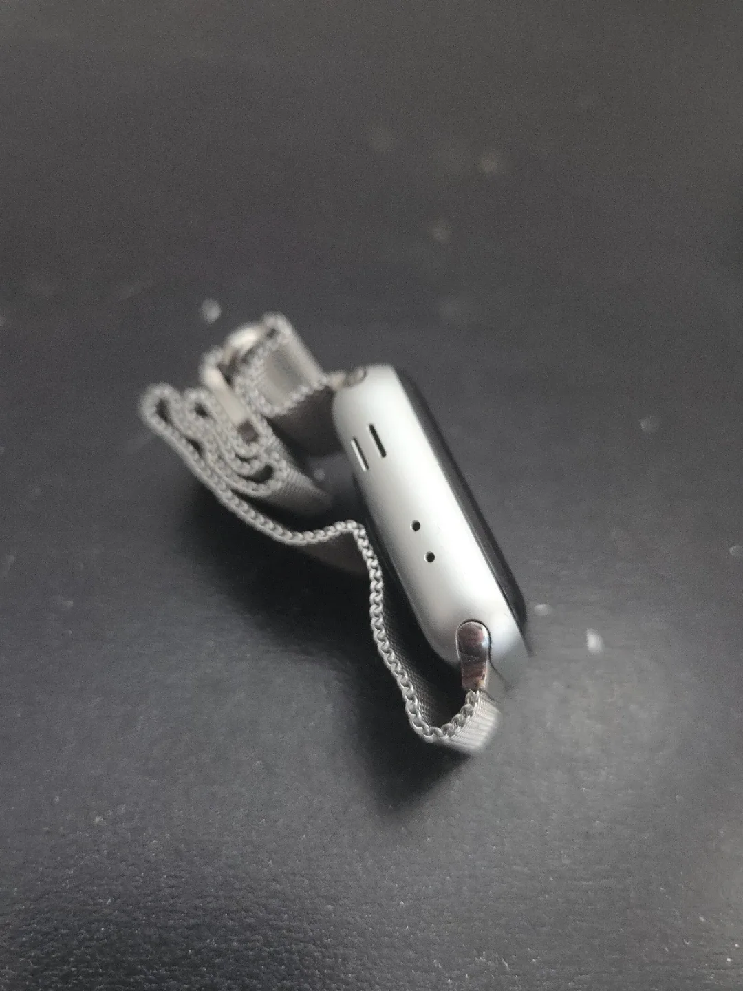 Apple Watch with Silver Milanese Loop image indicator(3)