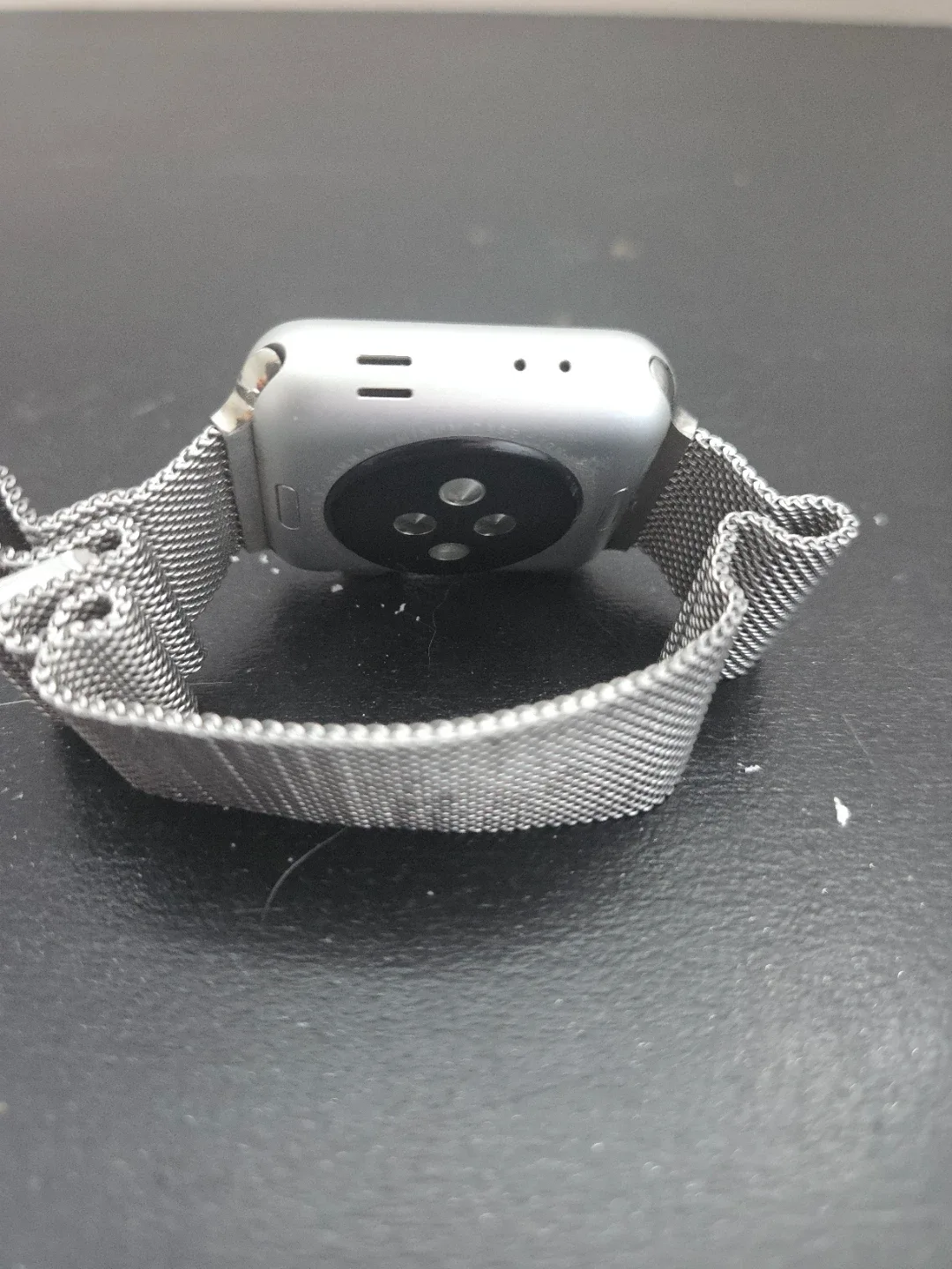 Apple Watch with Silver Milanese Loop image indicator(4)