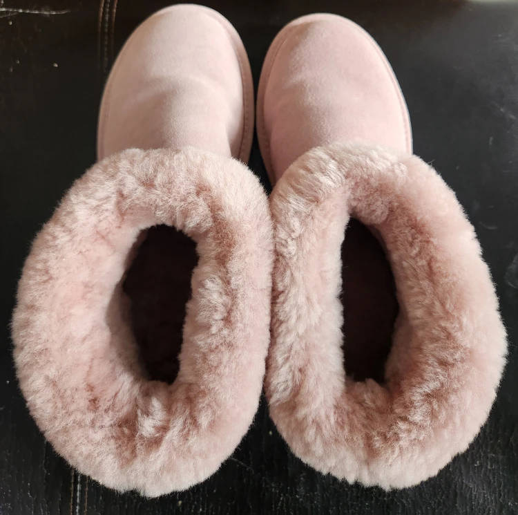 Cloud Nine Sheepskin Boots, Pink, Size 10 - photo 2