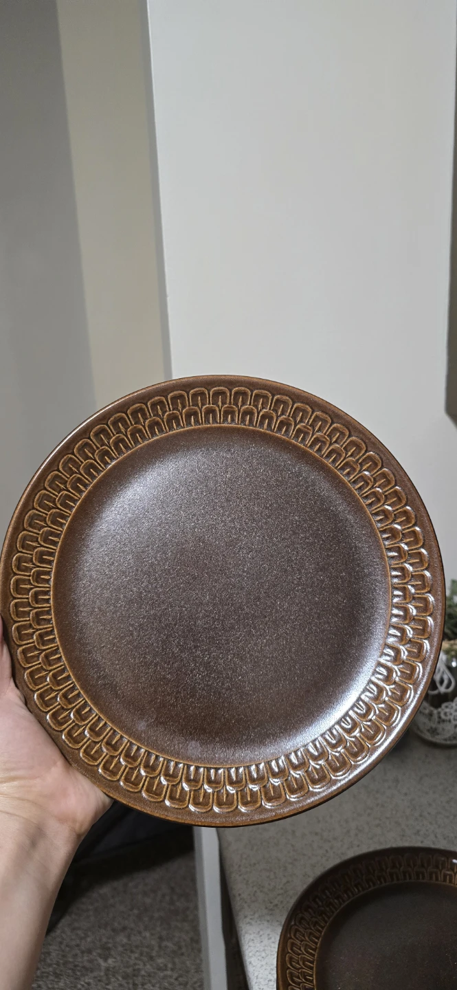 Vintage Brown Dinner Plates - photo 2