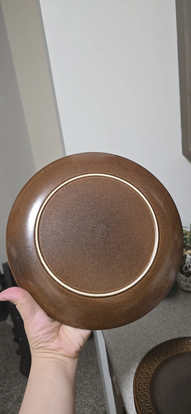 Vintage Brown Dinner Plates - photo 3