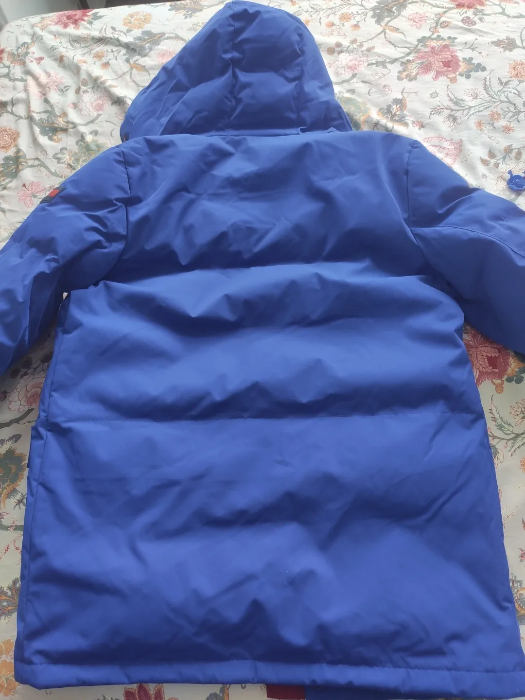 Tommy Hilfiger Blue Puffer Jacket - Size S image indicator(7)