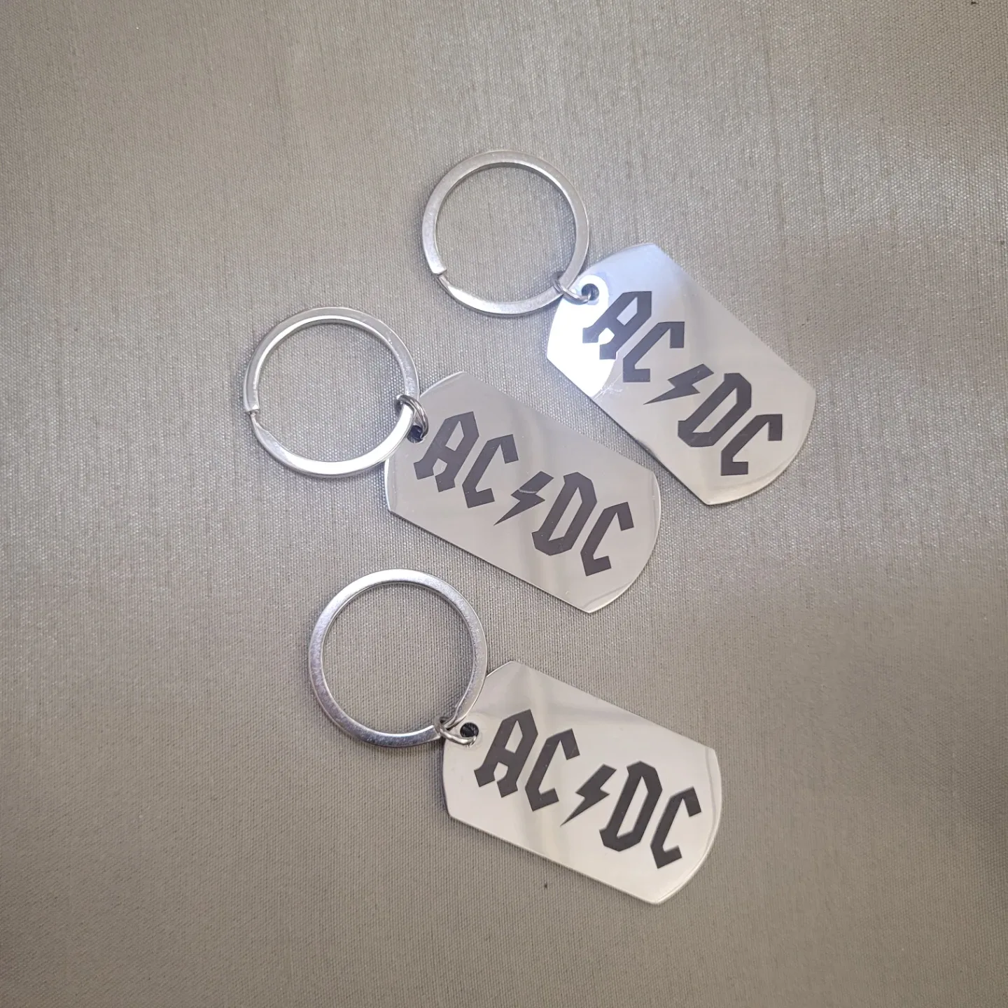 AC/DC Keychains Brand New without Tags 3.00 or 2 for 5.00 image indicator(3)