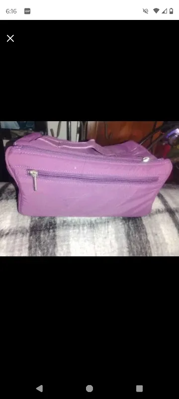 Purple Travel Makeup Bag
