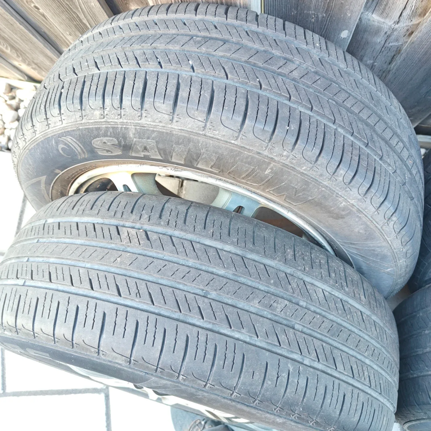 Set of 4 Sailun All Seasons Tires 205/60R16 with Acura Rims image indicator(2)