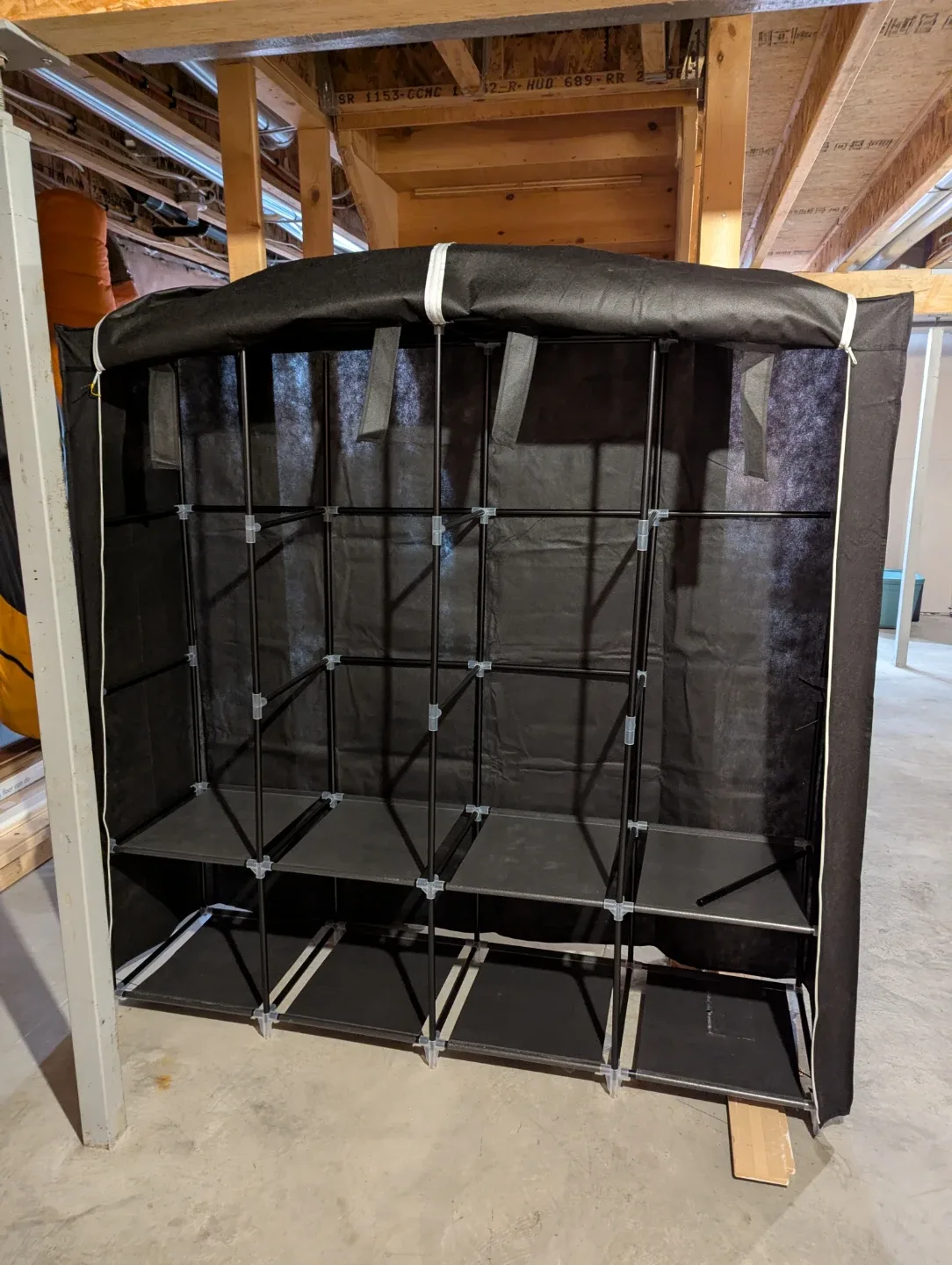 Portable Closet Organizer - Black