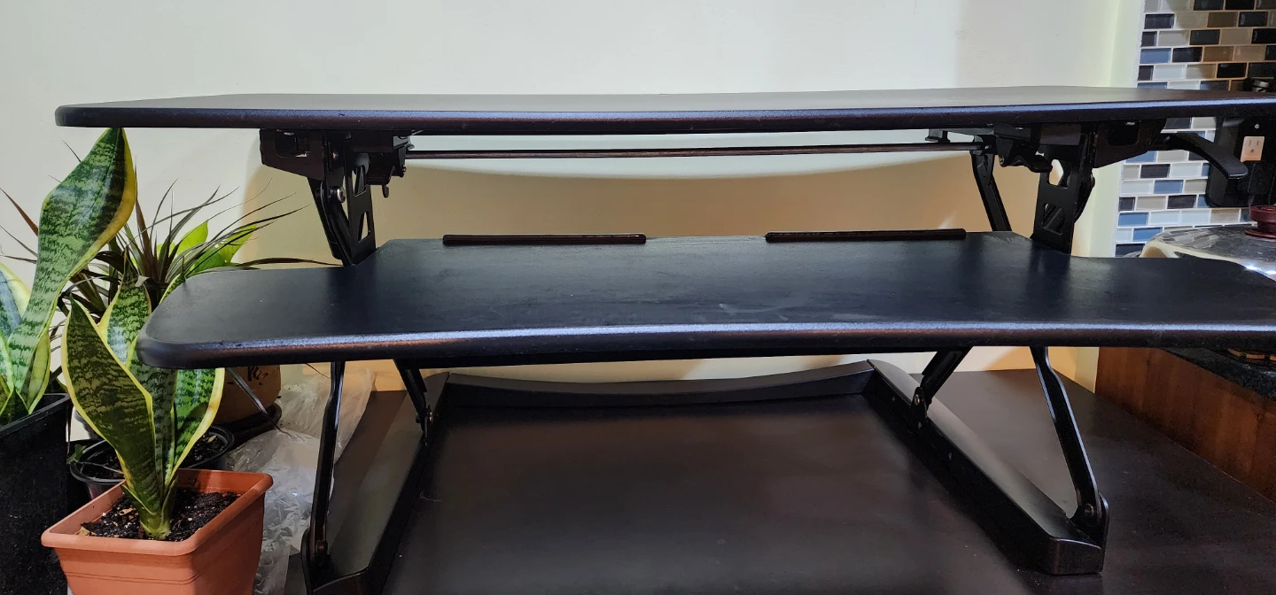 42" FlexiSpot Standing Desk Converter - Black - photo 3