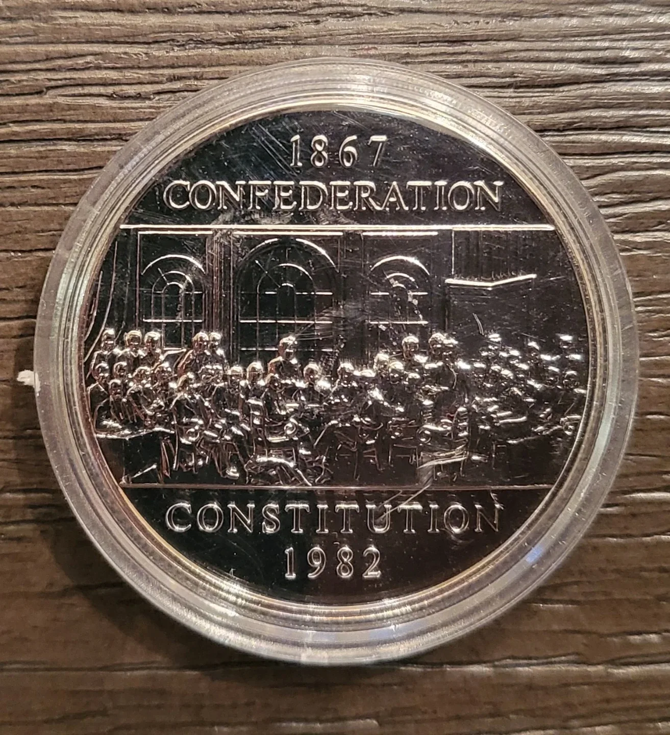 1982 Canada Dollar Elizabeth II Confederation Coin