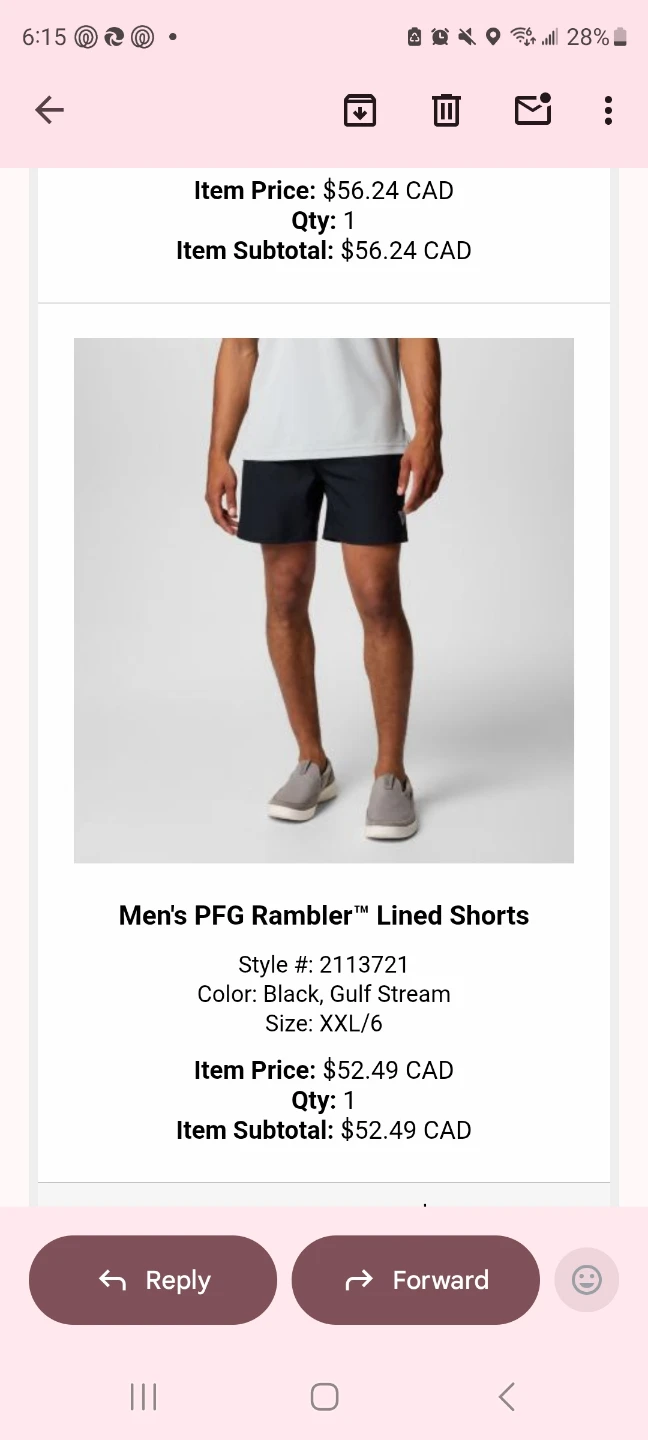 🥕New Columbia Lined Shorts mens XXL