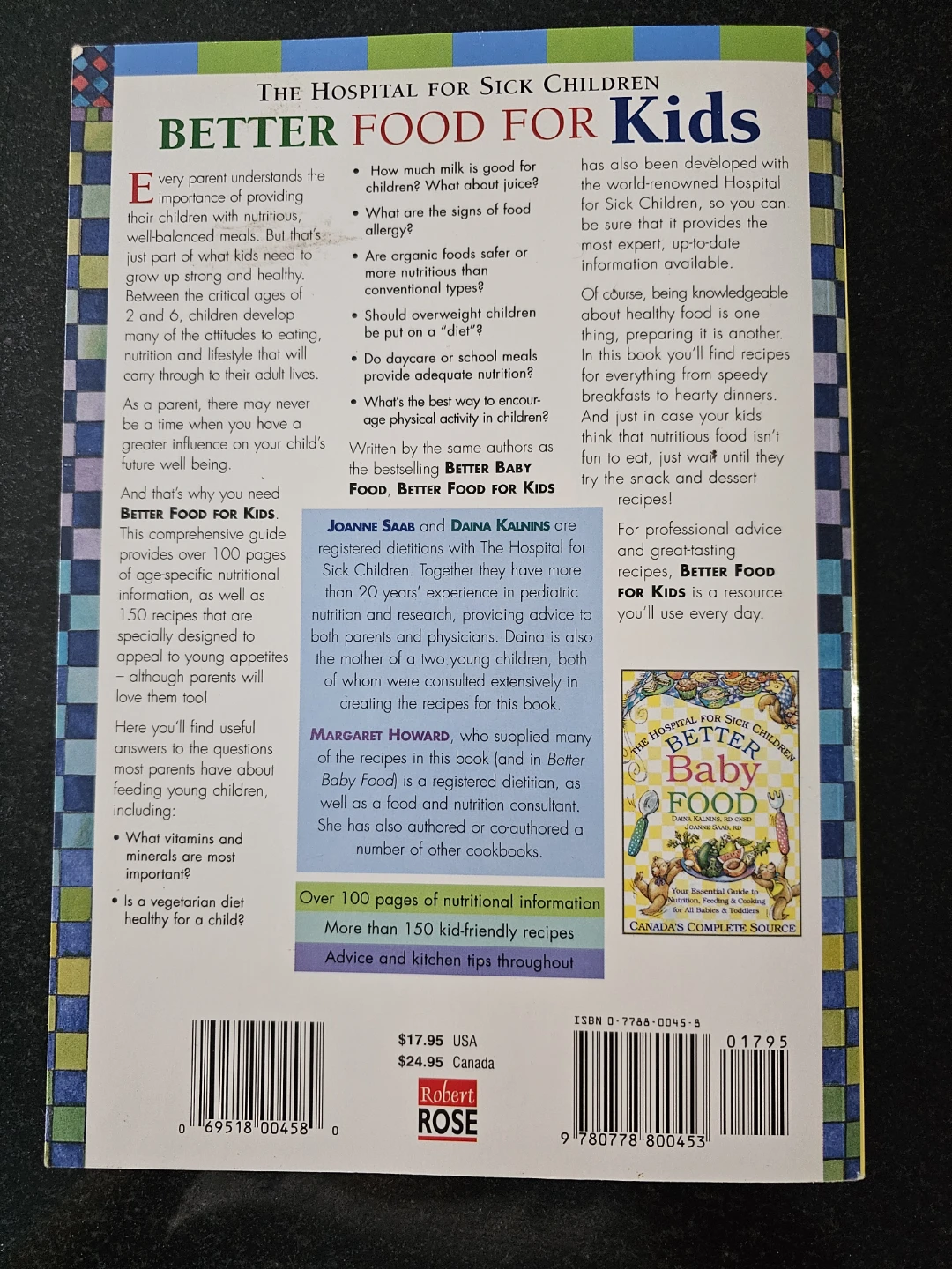 Better Food for Kids Book (Bathurst and Finch) - photo 2