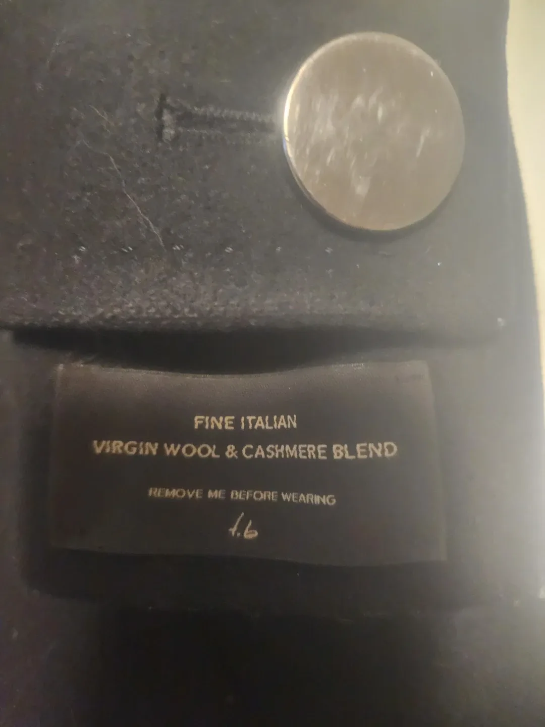 Aritzia T. Babaton Black Wool & Cashmere Coat XXS image indicator(4)