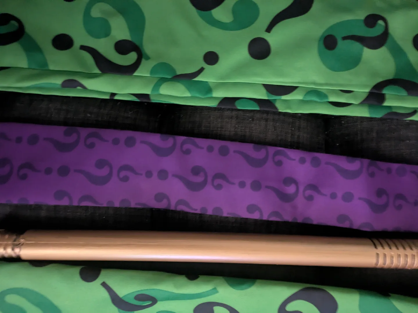 The Riddler Costume - Jacket, Pants, Hat, Cane, Tie Bow Tie image indicator(3)
