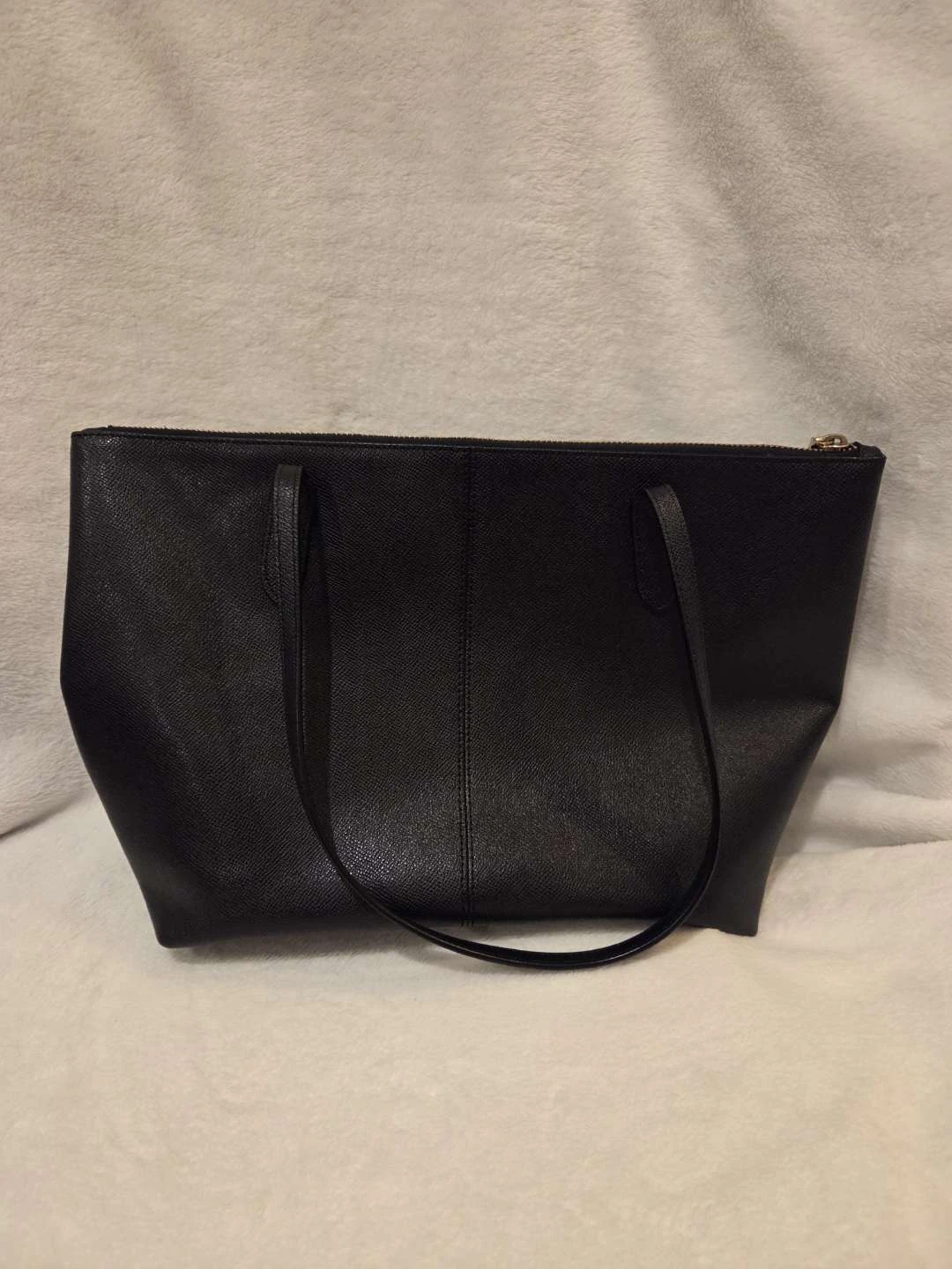 Vintage Coach Black Leather Tote Bag - photo 4