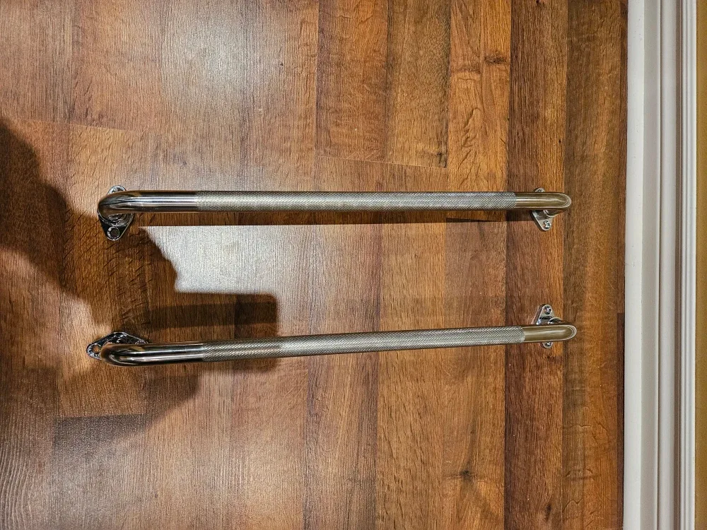Chrome Grab Bars - Set of 2