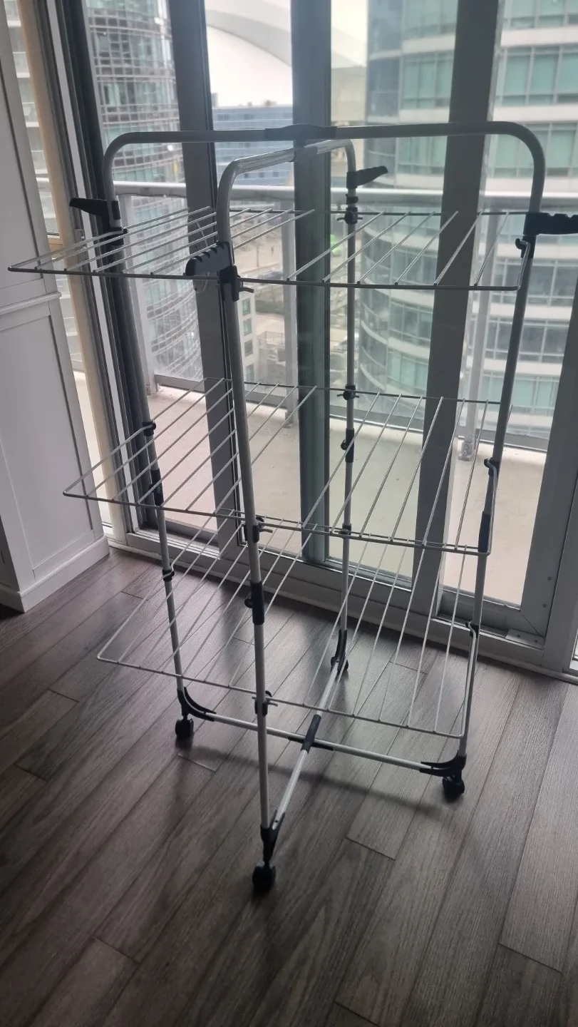 Rolling Foldable Clothes Drying Rack image indicator(2)