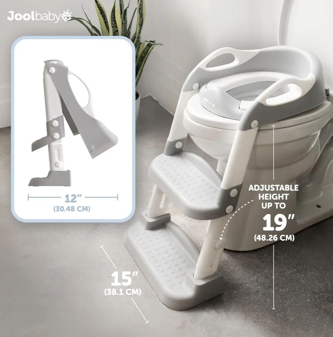 Potty Training Ladder - Gray - NEW image indicator(2)