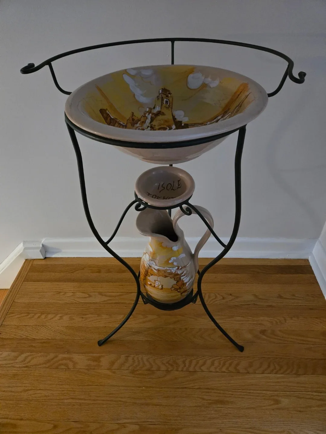 Italian Vintage Toilette (wash bowl)