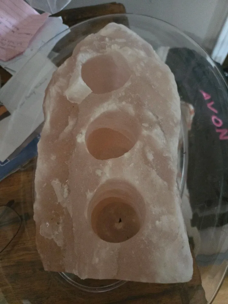 Himalayan Salt Candle Holder
