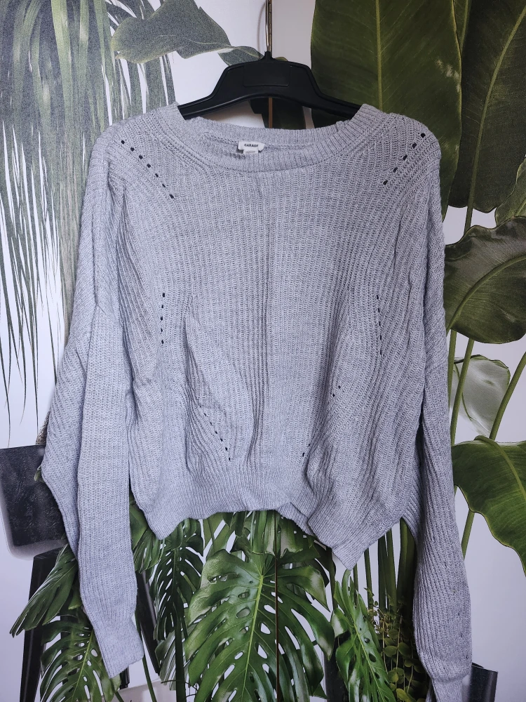 Garage Grey Knit Sweater - Size L
