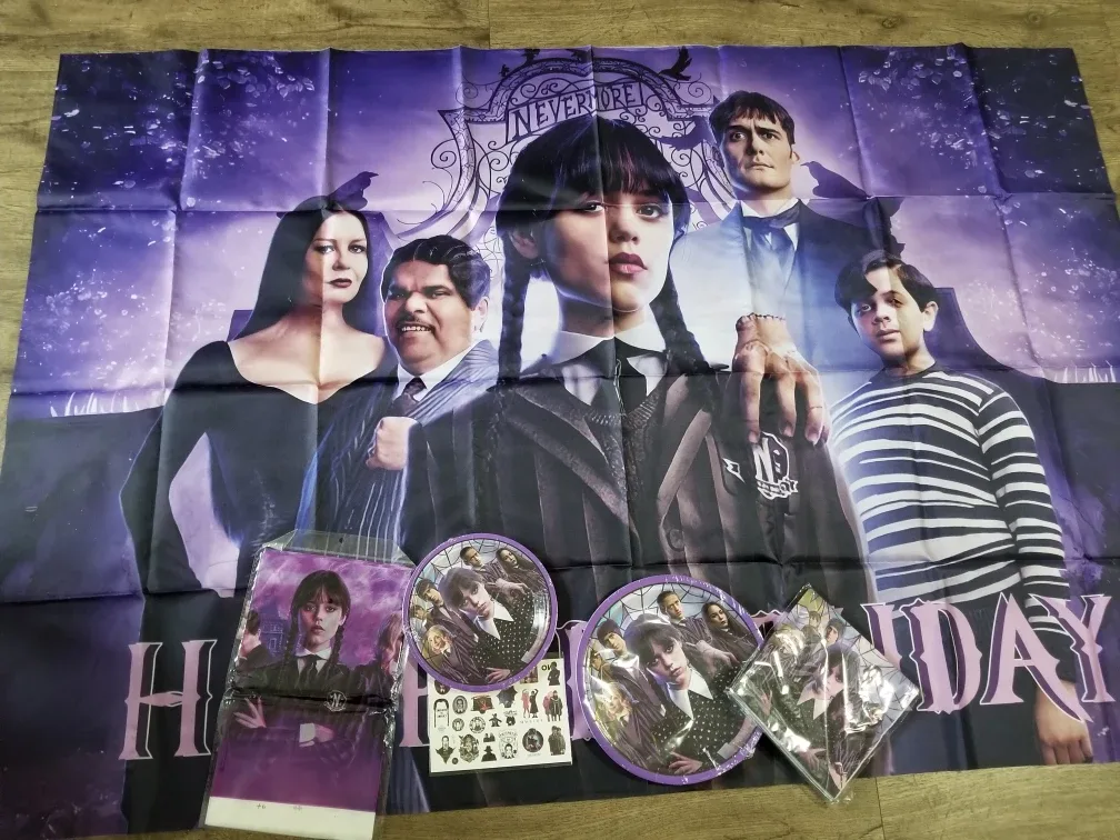 Wednesday Addams Birthday Party Supplies