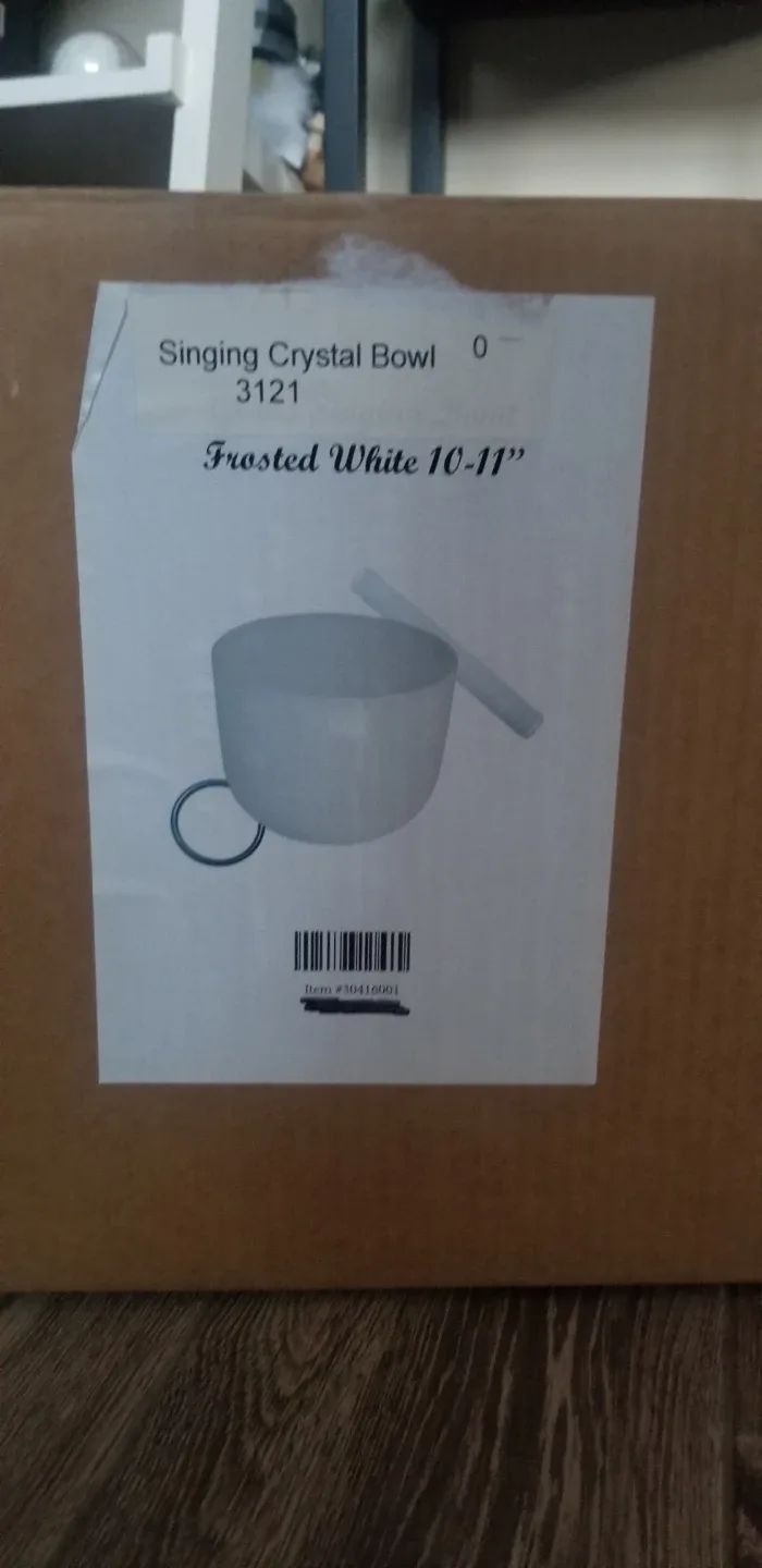 Crystal Singing Bowl Set, White image indicator(8)