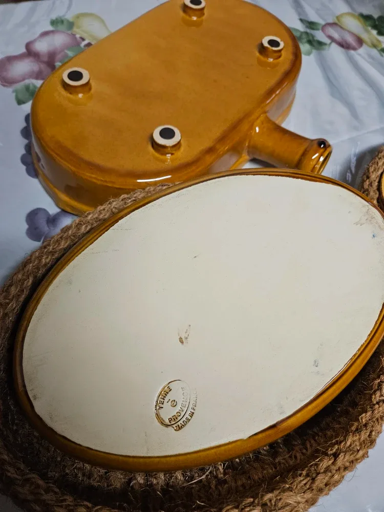 Verre Pyrex France Yellow Oven Dishes Set image indicator(3)