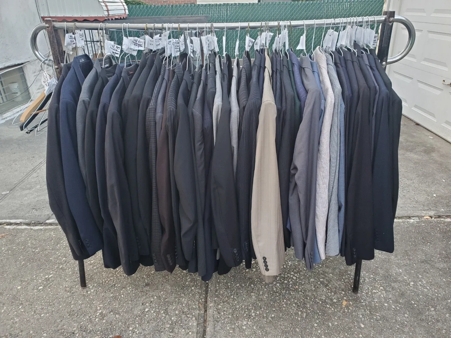 20 used expensive wool suits. Must take all!!