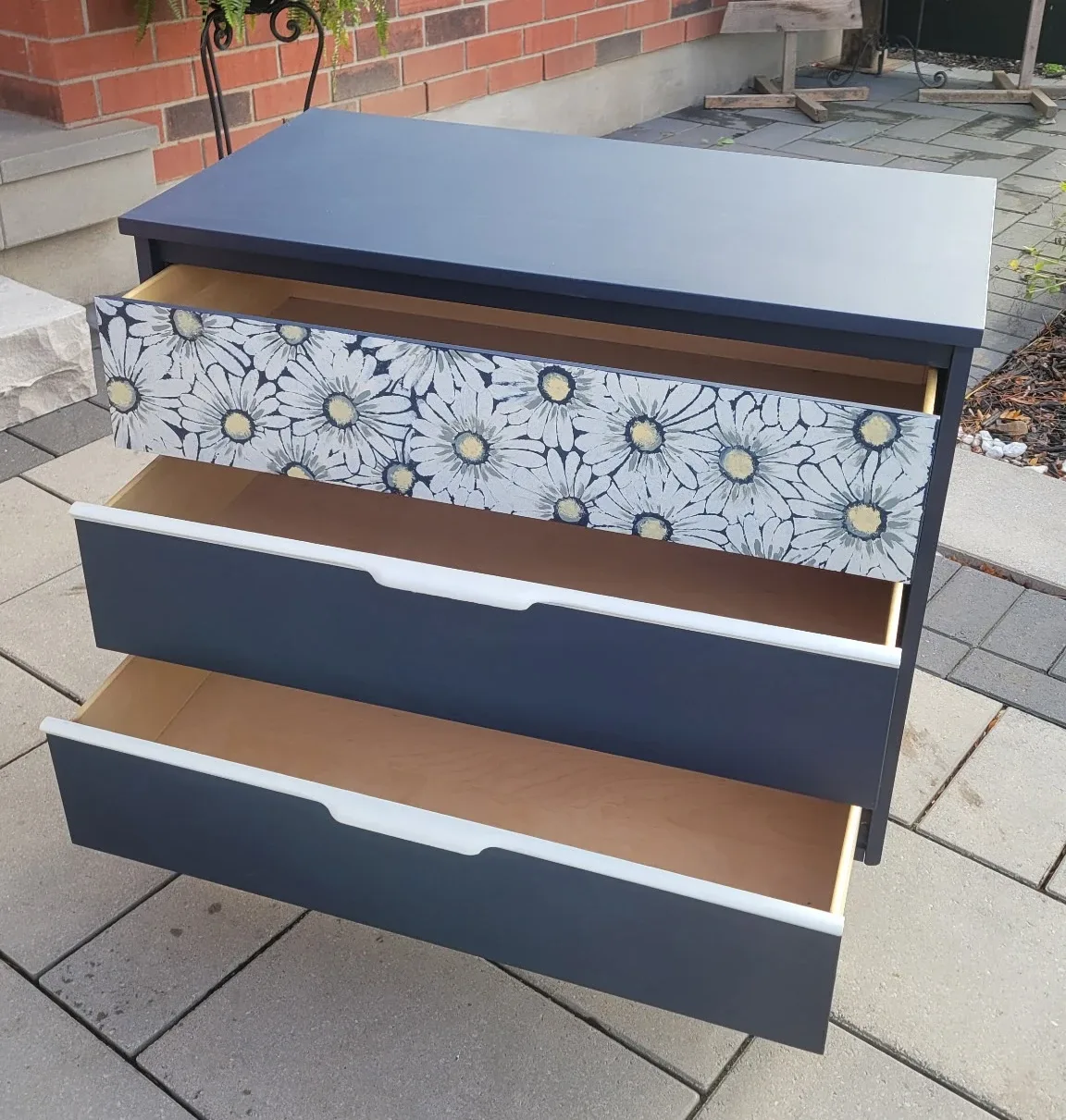 Painted Vintage 3-Drawer Dresser image indicator(2)