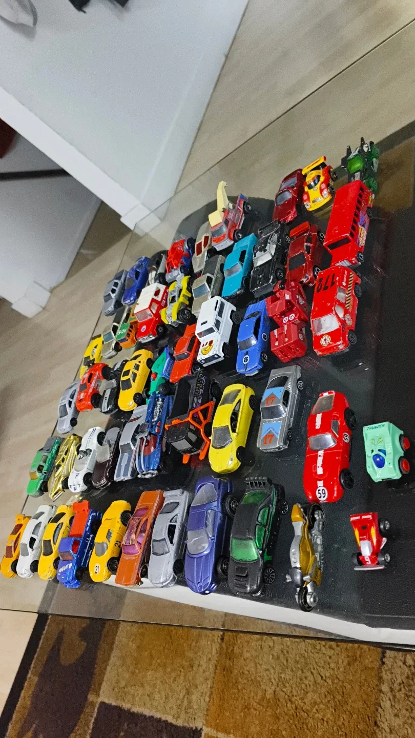 52 Hot Wheels Lot of Diecast Toy Cars