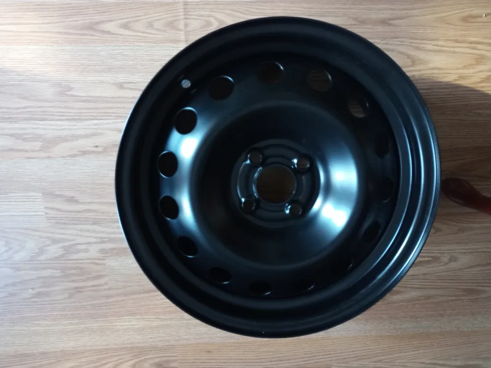 Steel Wheel - 16x6.5 - 4x100 - Black image indicator(2)