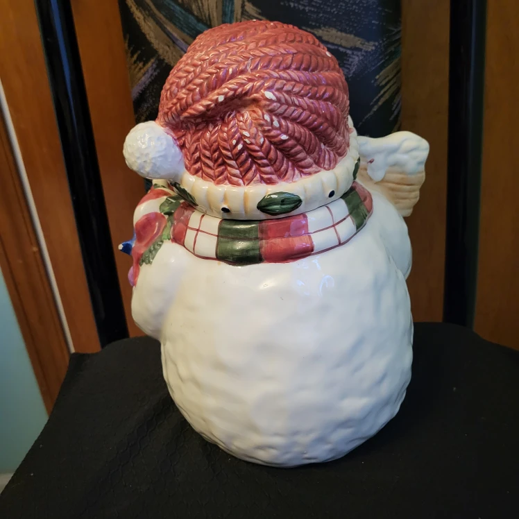 Snowman Cookie Jar - photo 2