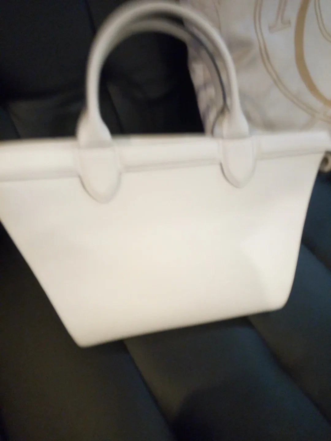 Longchamp White Tote Bag image indicator(4)