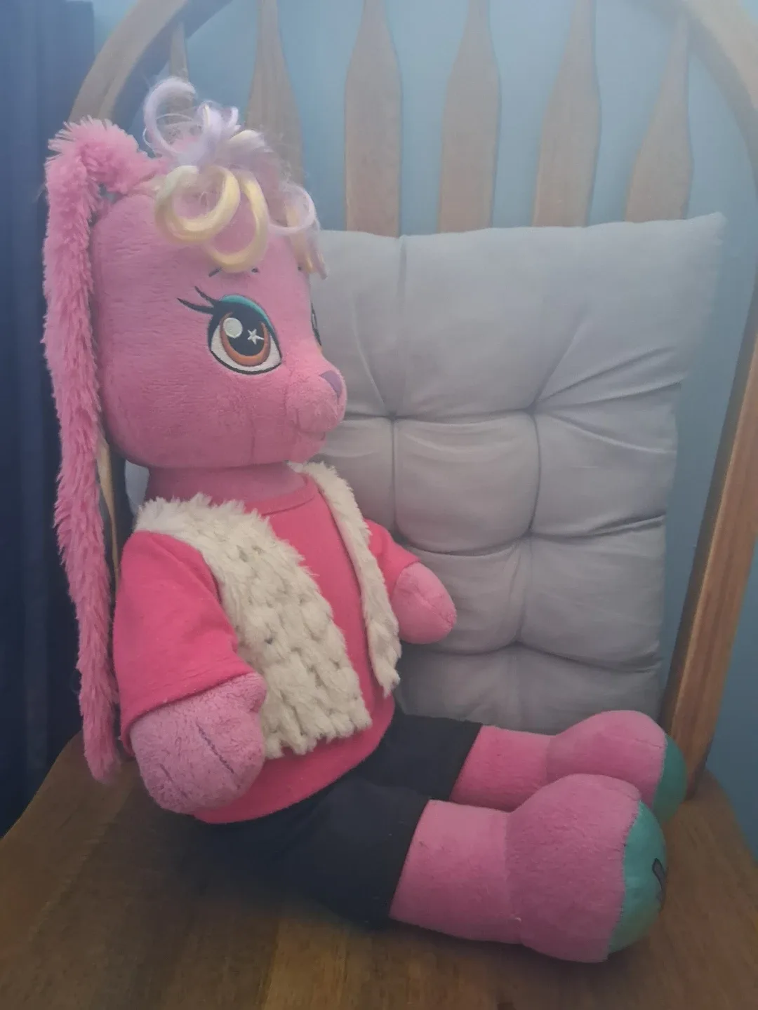 Build-A-Bear Pink Honey Girls Bunny Plushie image indicator(3)