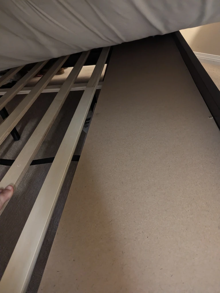 Dark Brown King Size Bed Frame with Drawers - photo 4