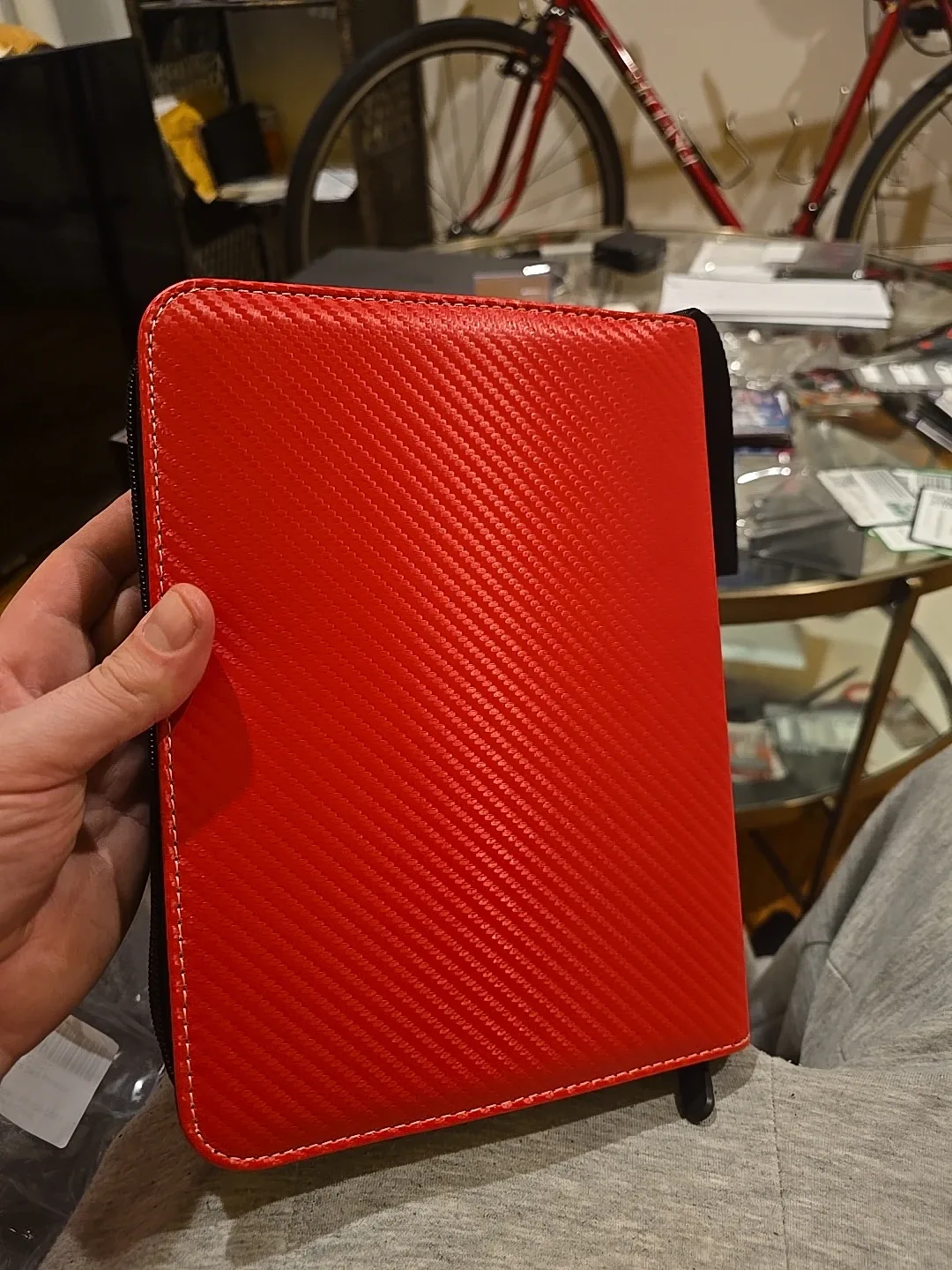 Red Pokemon Card Binder 400 cards. image indicator(2)