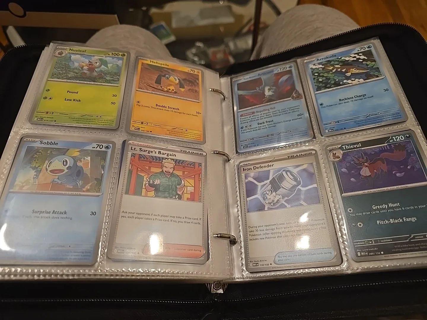 Red Pokemon Card Binder 400 cards.