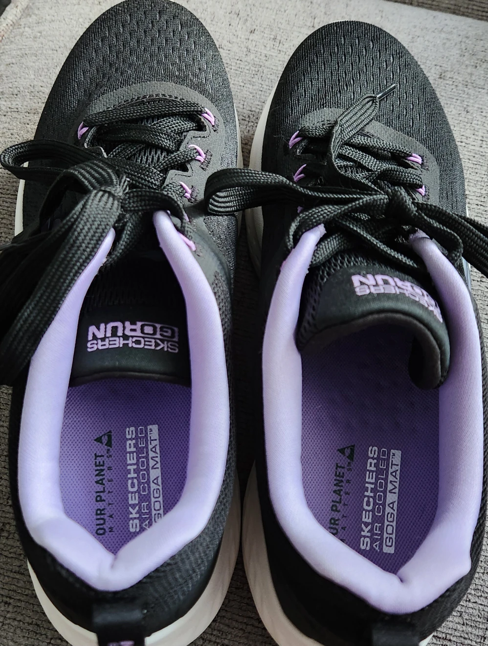 Skechers GOrun Running Shoes - Black/Purple, US 10 - photo 3
