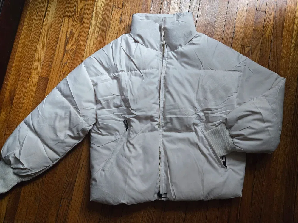 ZESICA Women's Winter Puffer Jacket - Beige image indicator(3)