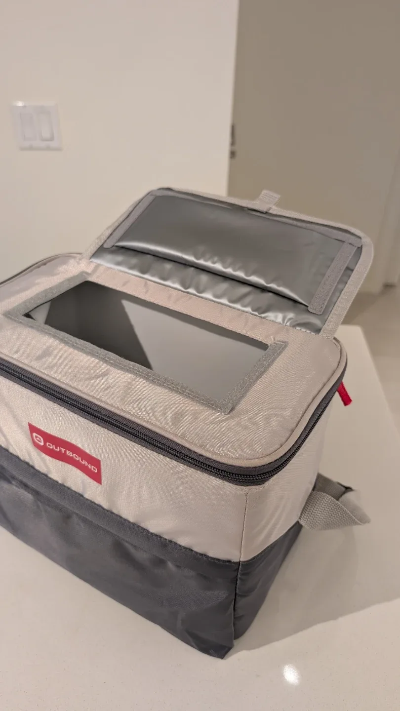 Outbound Insulated Cooler Bag - Grey & White image indicator(3)