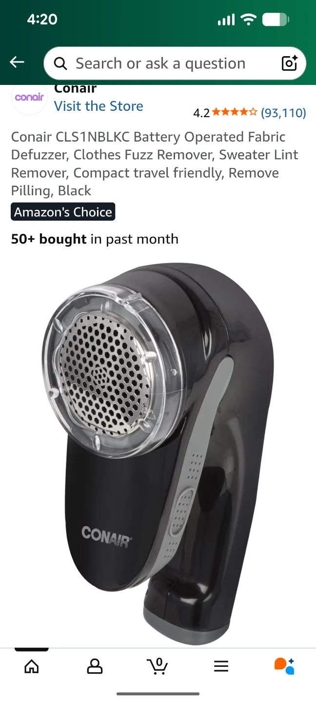Conair Fabric Shaver - photo 4