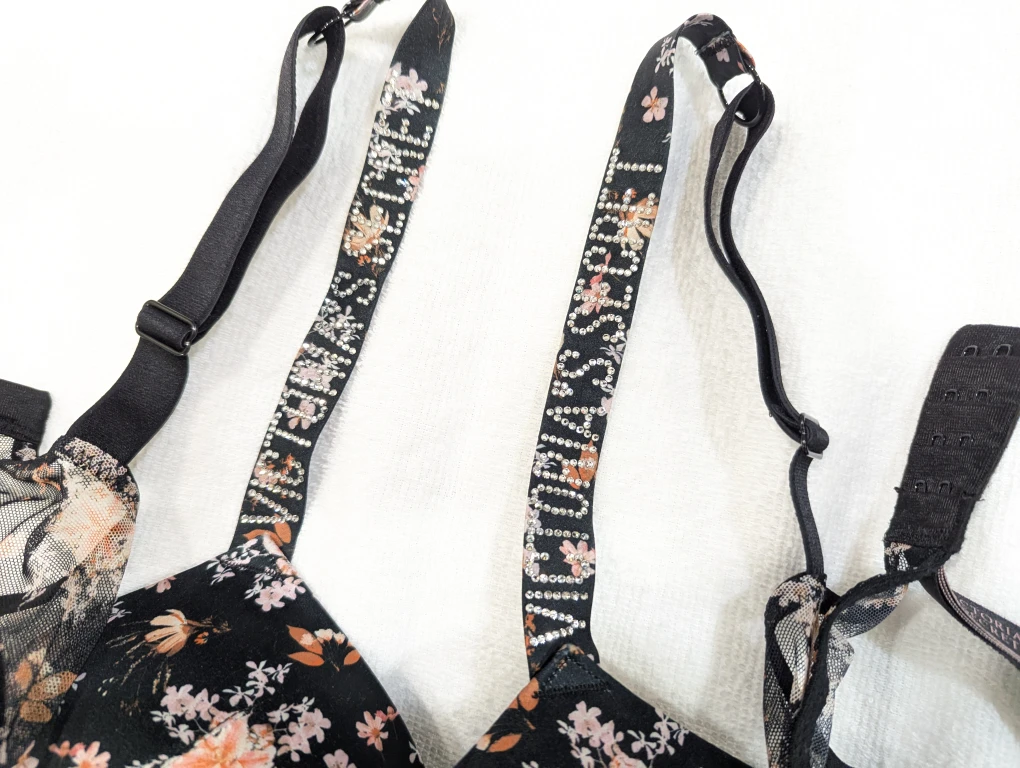 Victoria's Secret Bombshell Floral Bra & Thong Set 36B - photo 4