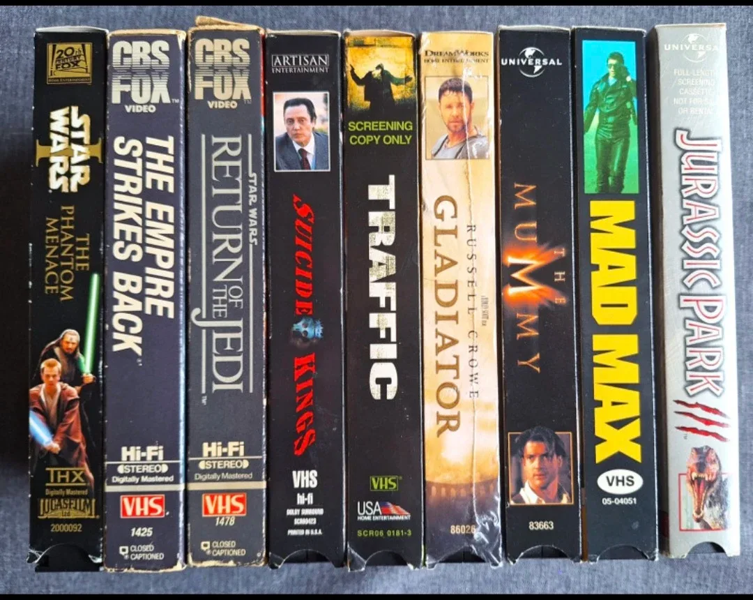 VHS Tapes: Star Wars, Grease, Jurassic Park & More! image indicator(3)