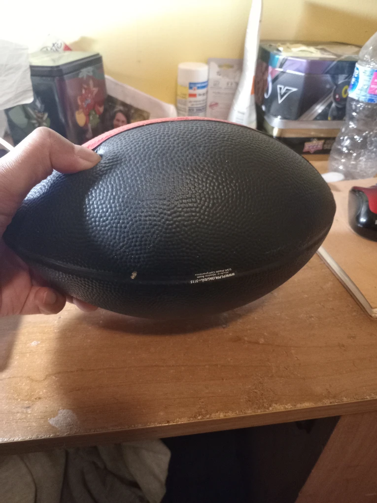 Whiskey Red and Black Fireball Football - photo 2