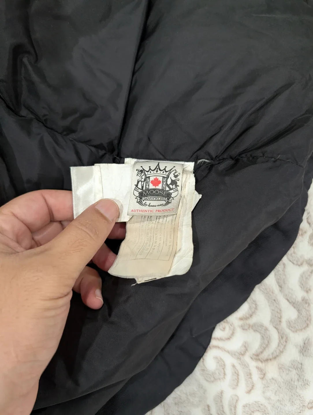 Moose Knuckles Down Filled Black Jacket image indicator(4)