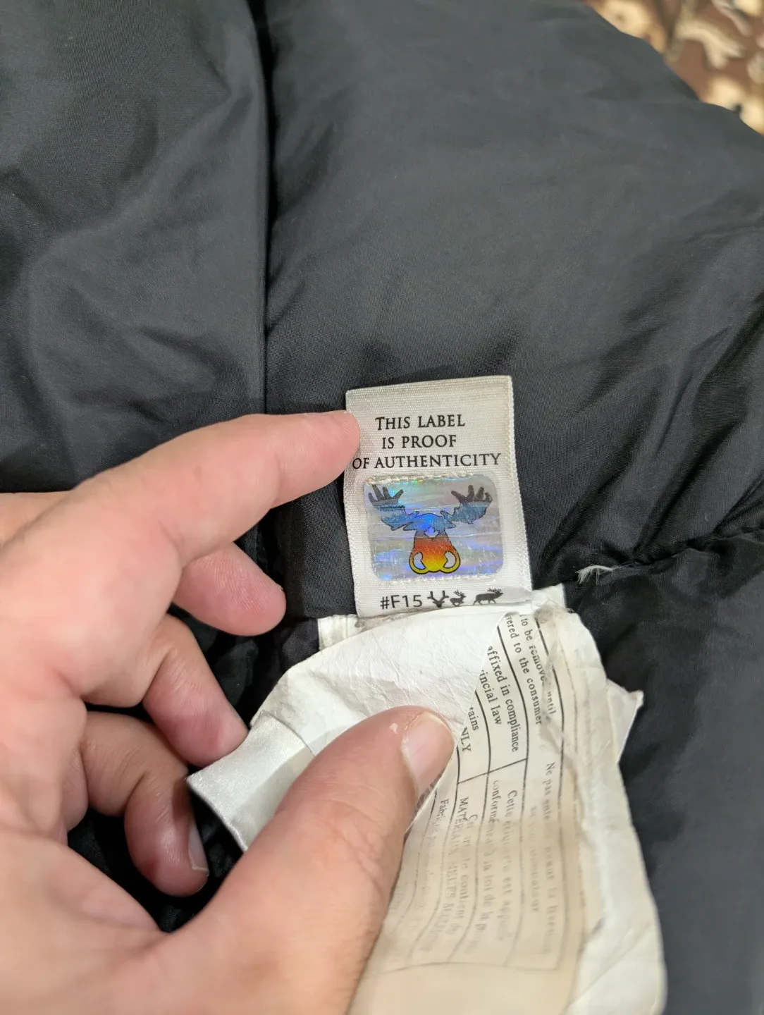 Moose Knuckles Down Filled Black Jacket image indicator(5)