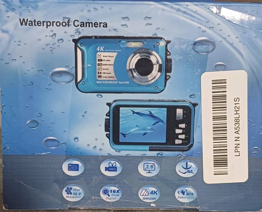 4K Waterproof Digital Camera