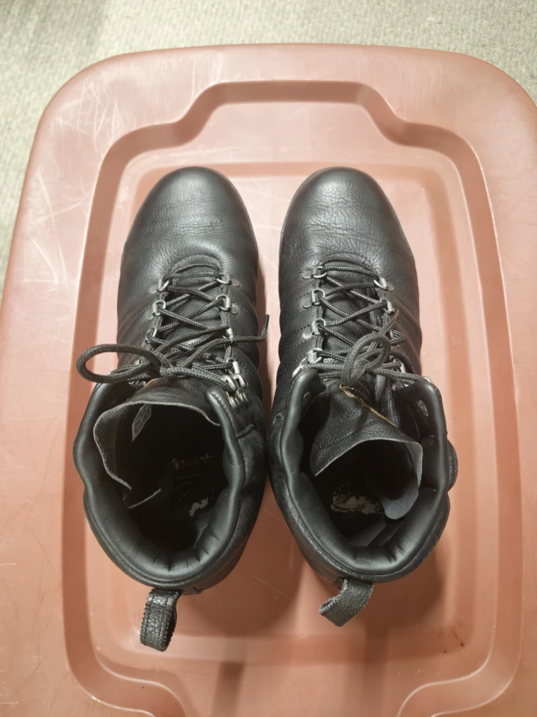 Adidas Blauvelt Black Leather Boots