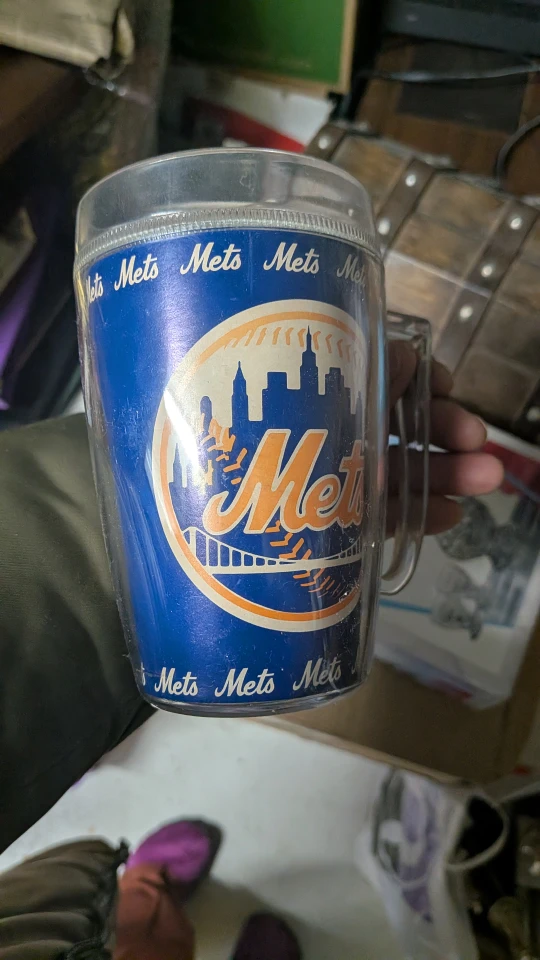 Mets & Michelob Light Plastic Mug - photo 2
